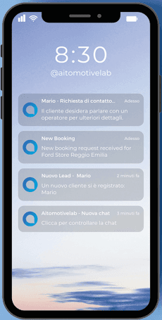 Notifiche MIA in Tempo Reale